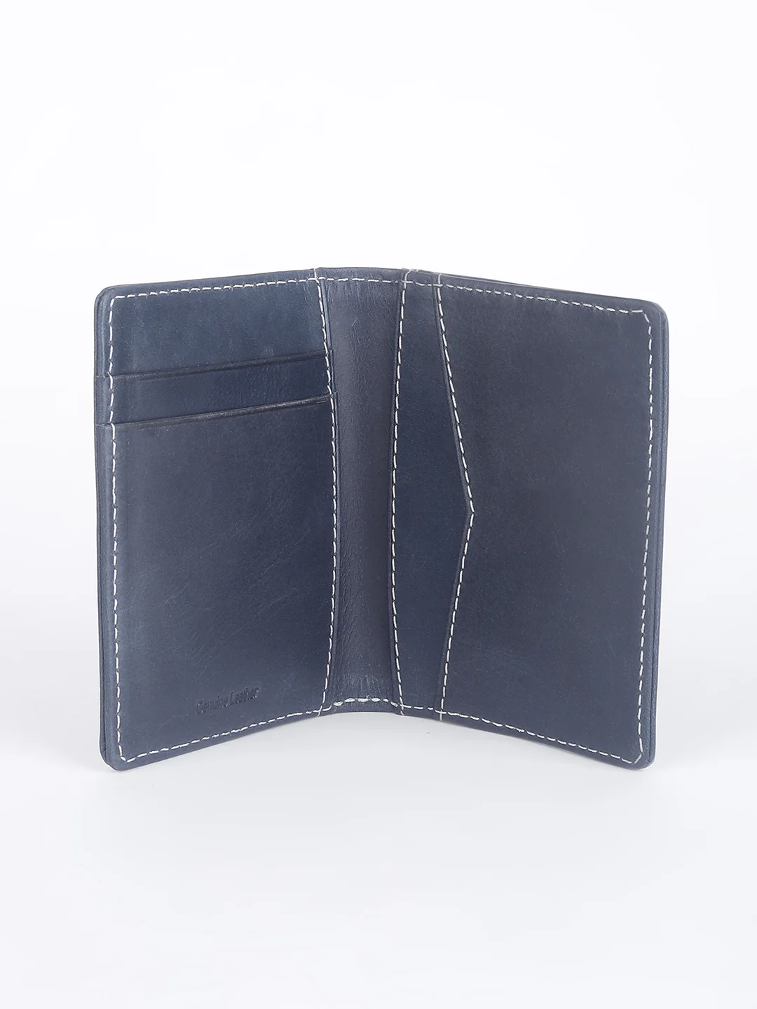 Men's Navy Solid Card Holder - Image 6