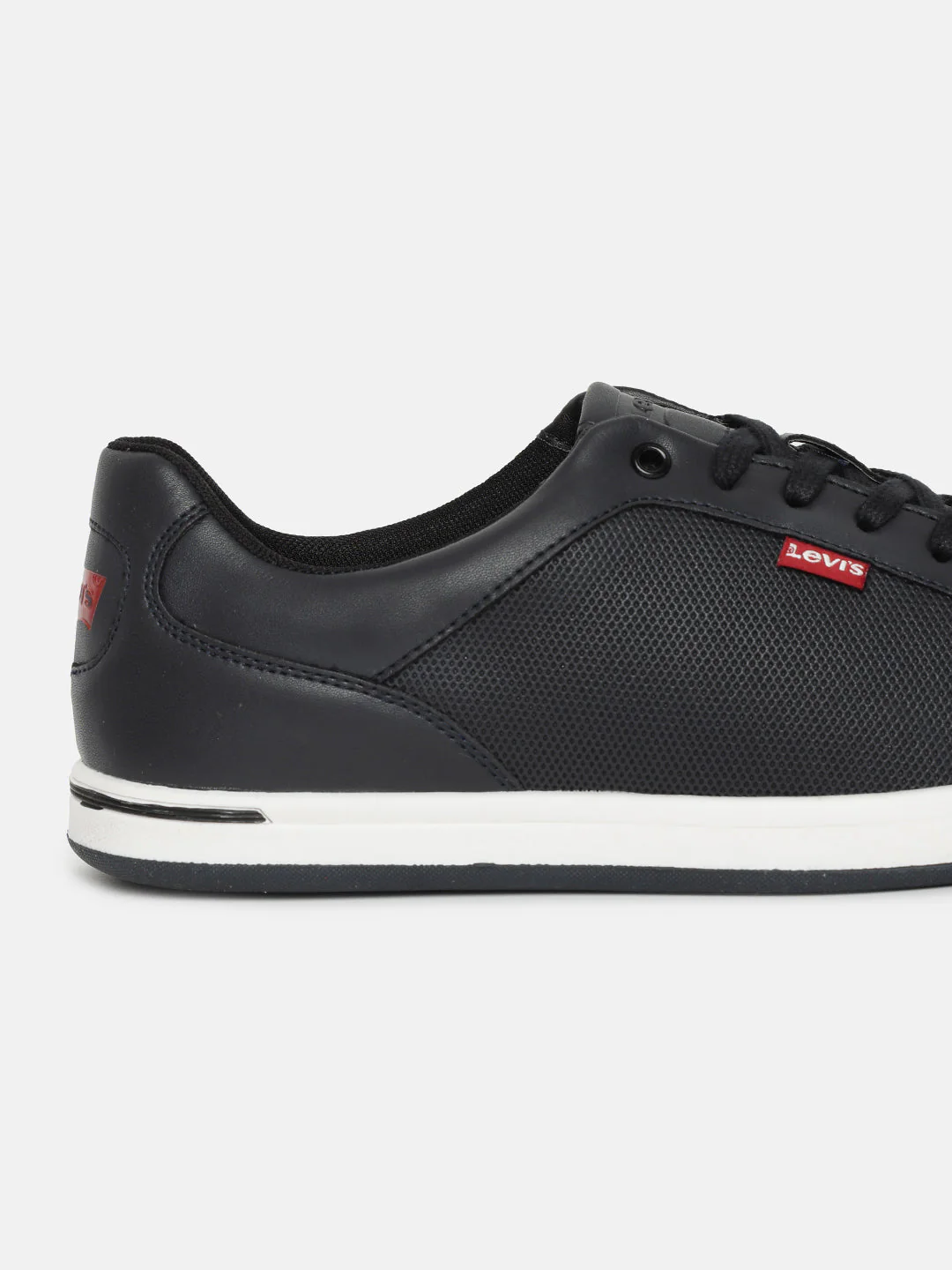 Men's Black Solid Shoes - Image 2