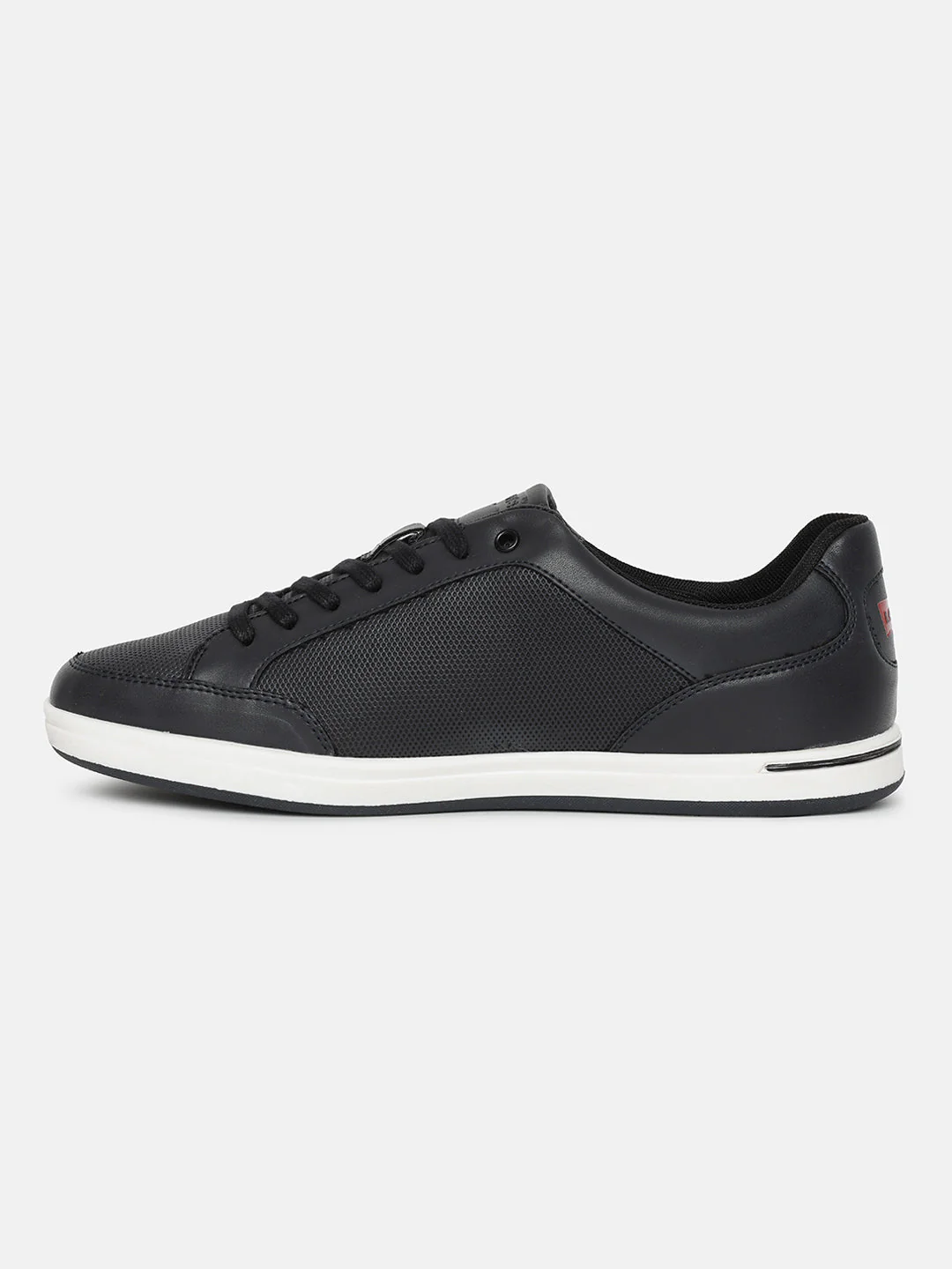 Men's Black Solid Shoes - Image 4