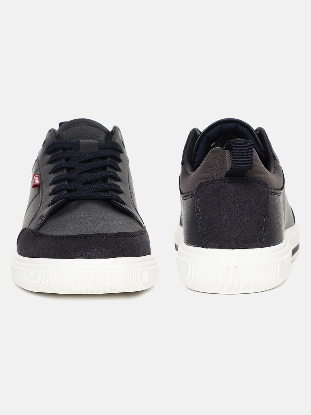 Men's Black Solid Shoes - Image 3