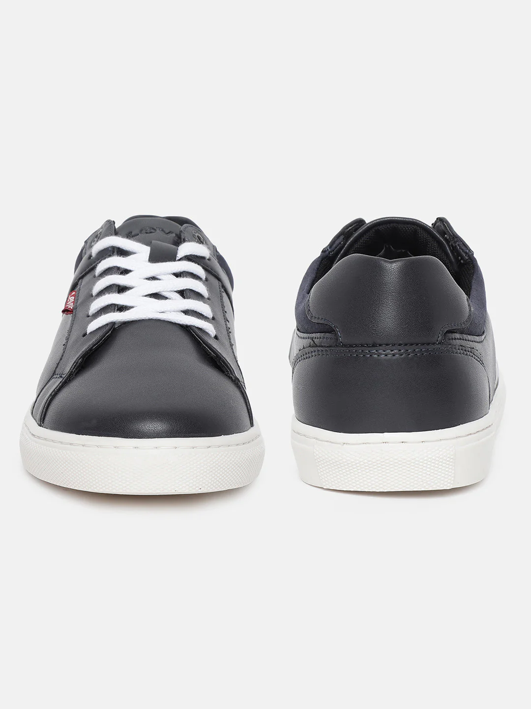Men's Navy Solid Shoes - Image 3