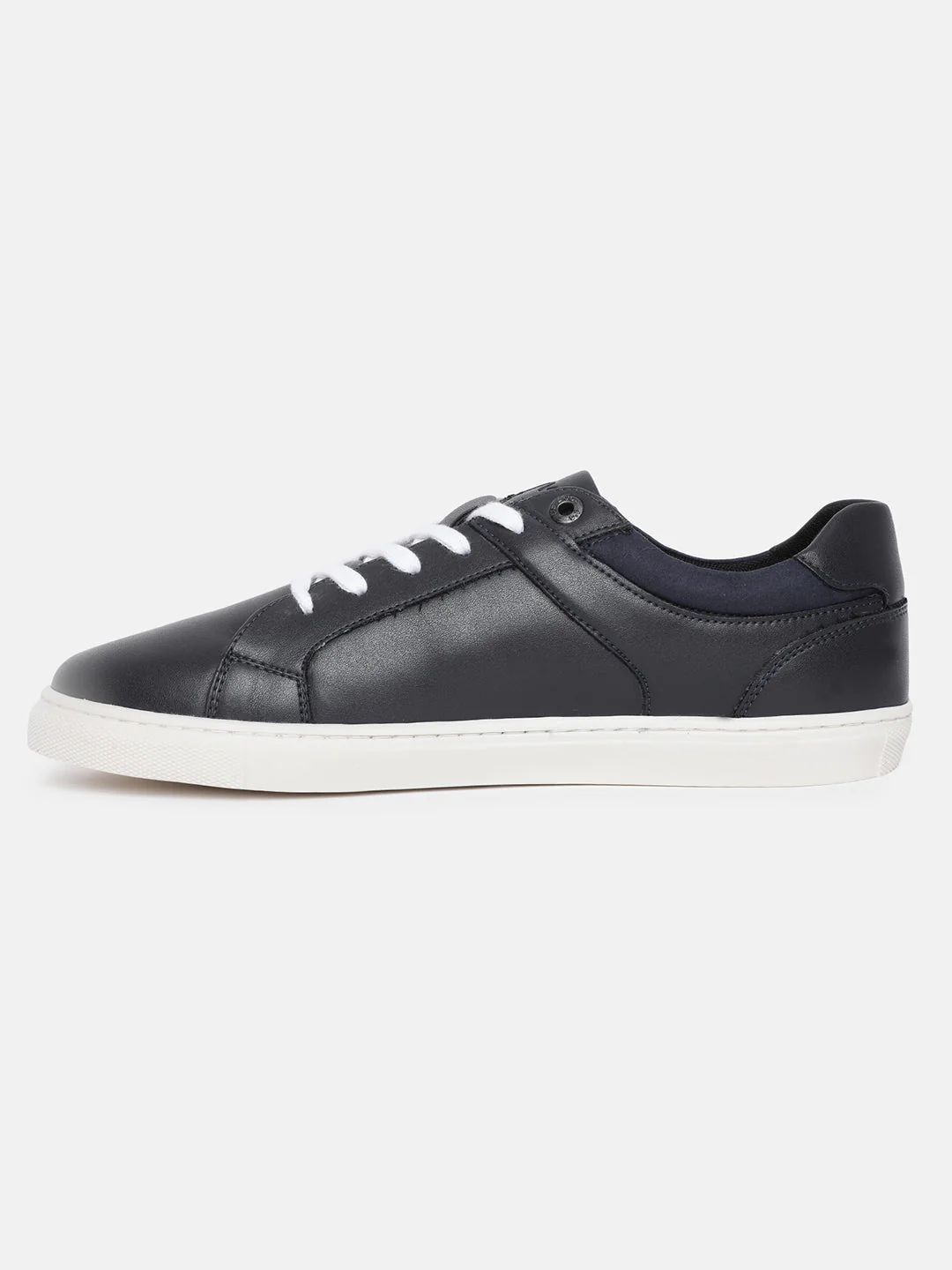 Men's Navy Solid Shoes - Image 4