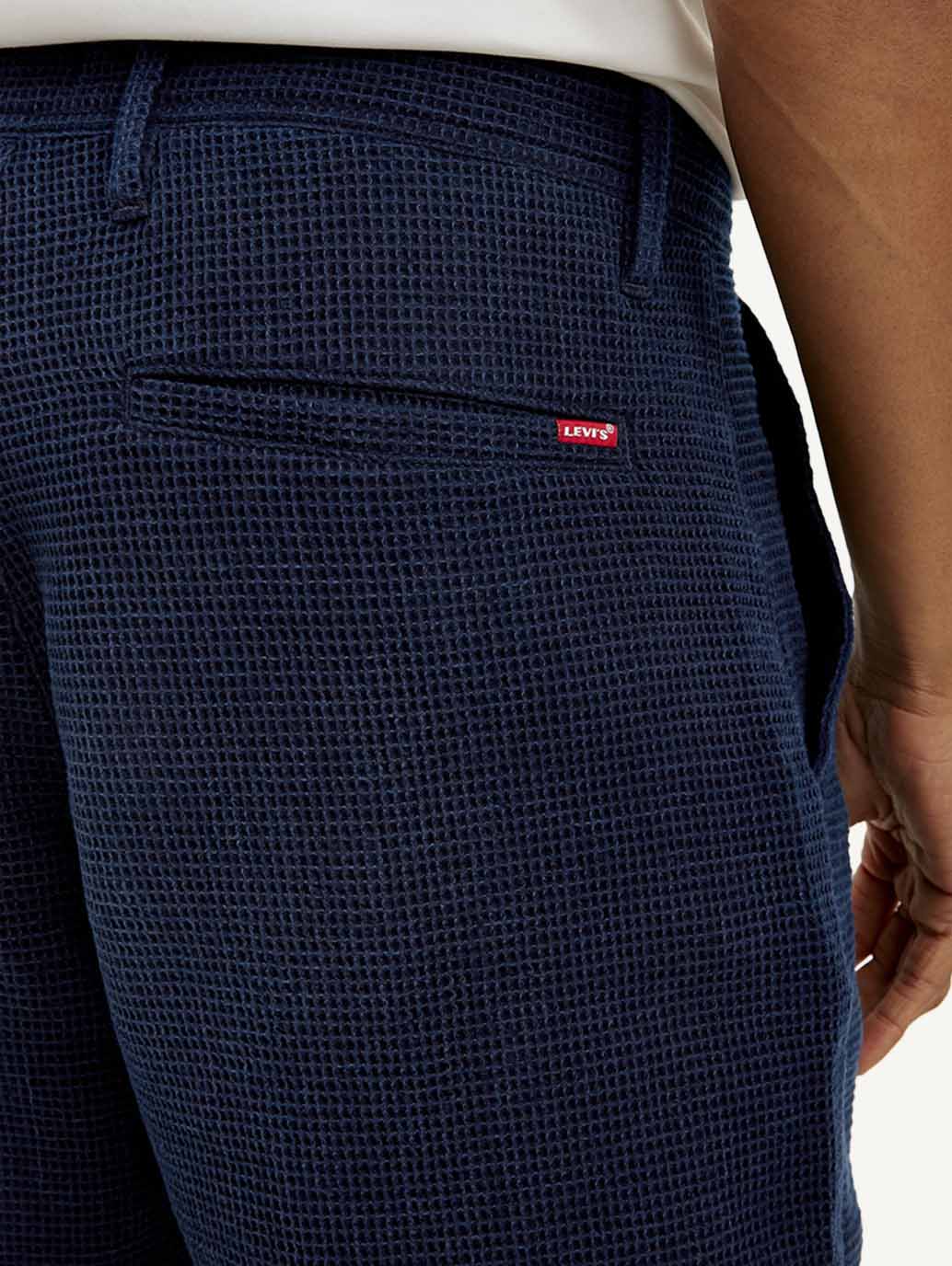 Men's Navy Tapered Shorts - Image 6