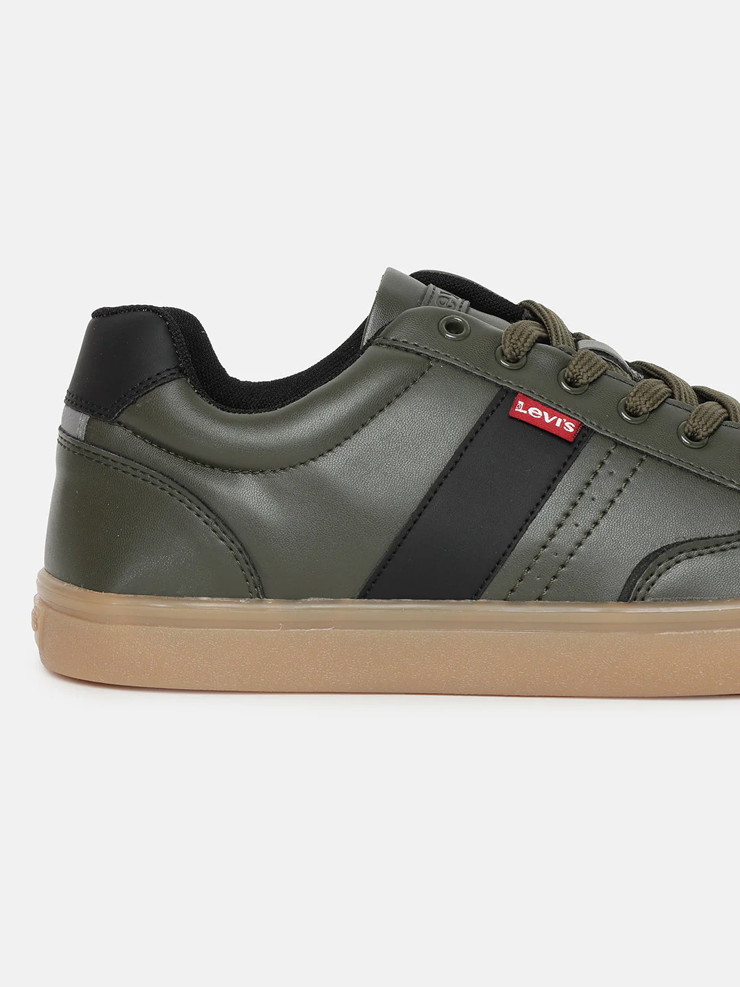 Men's Olive Colorblock Shoes - Image 2