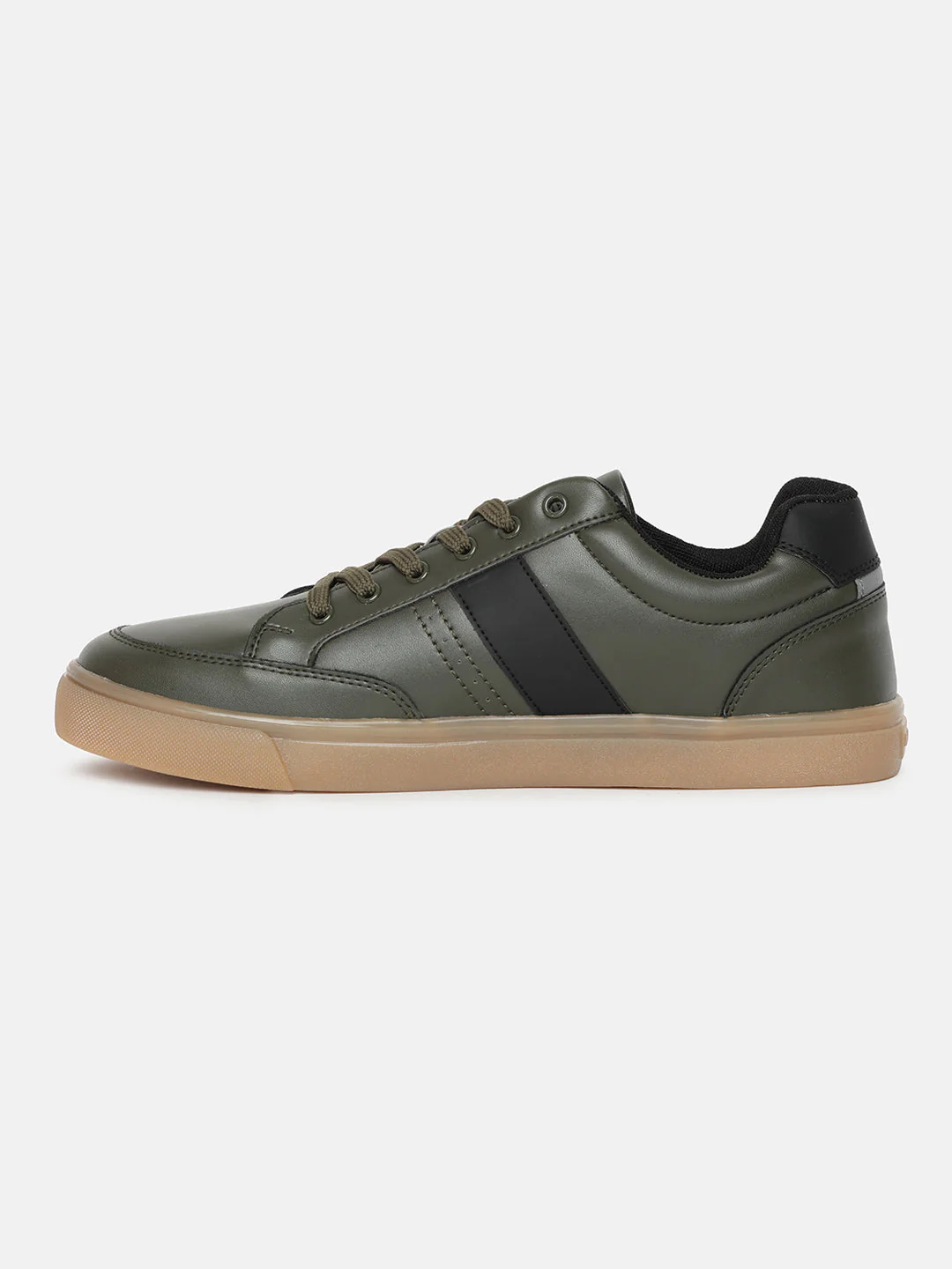 Men's Olive Colorblock Shoes - Image 4