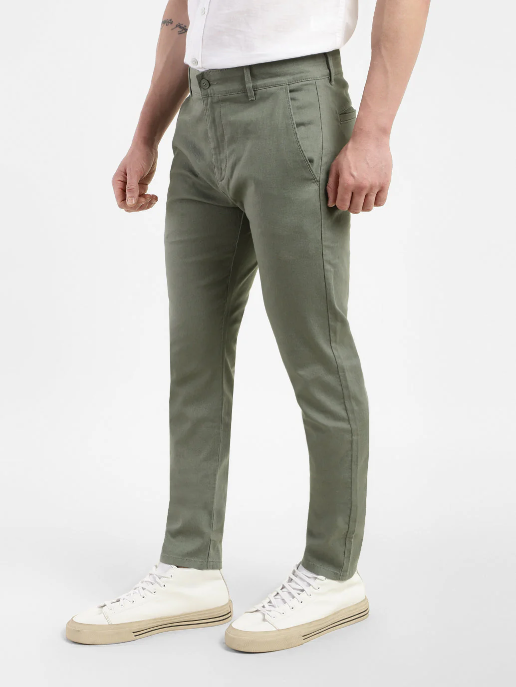 Men's Slim Tapered Fit Trousers - Image 4