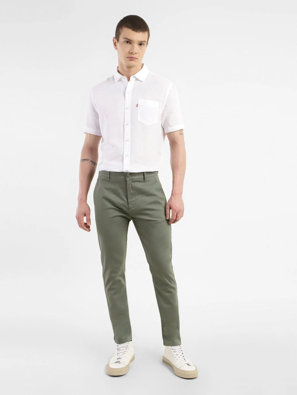 Men's Slim Tapered Fit Trousers - Image 7