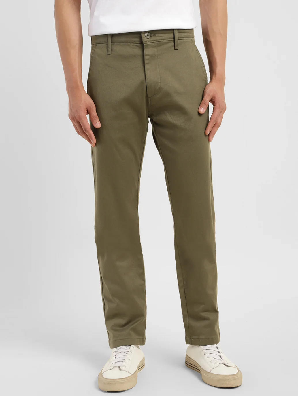 Men's 512 Green Slim Tapered Fit Chinos - Image 2
