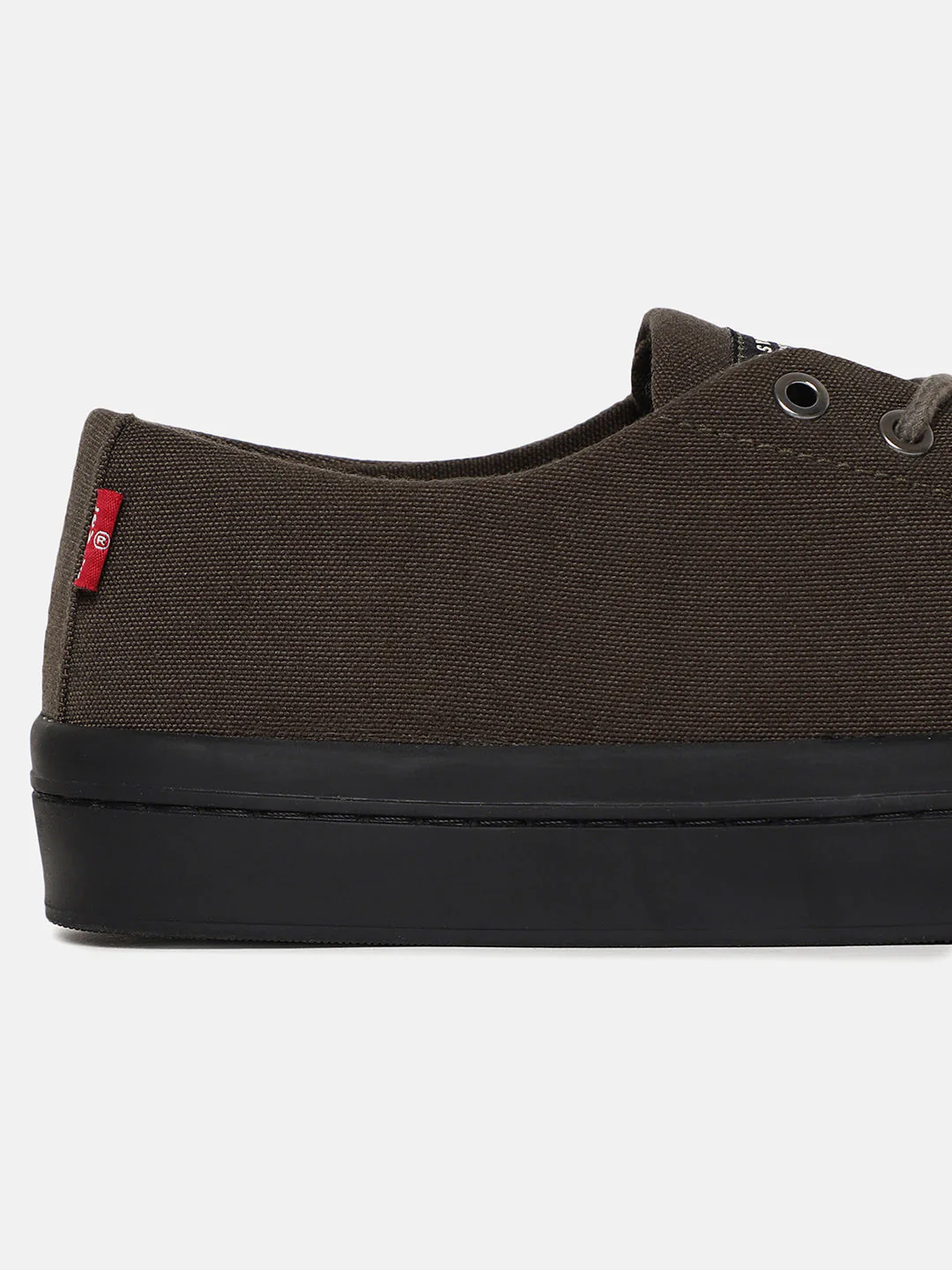 Men's Olive Solid Shoes - Image 2