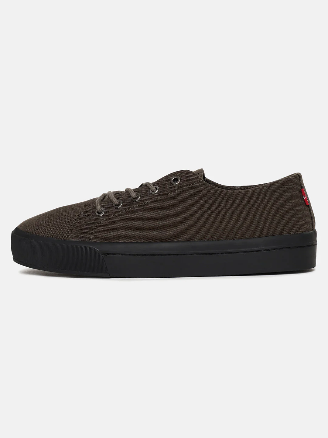 Men's Olive Solid Shoes - Image 4
