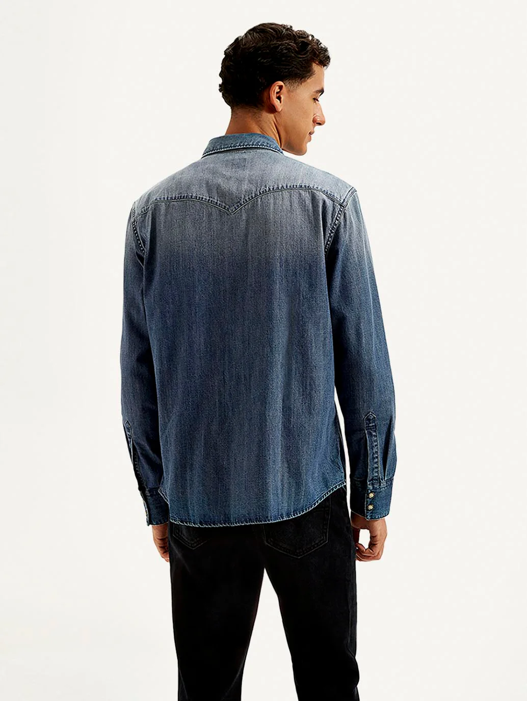 Men's Ombre Slim Fit Shirt - Image 3