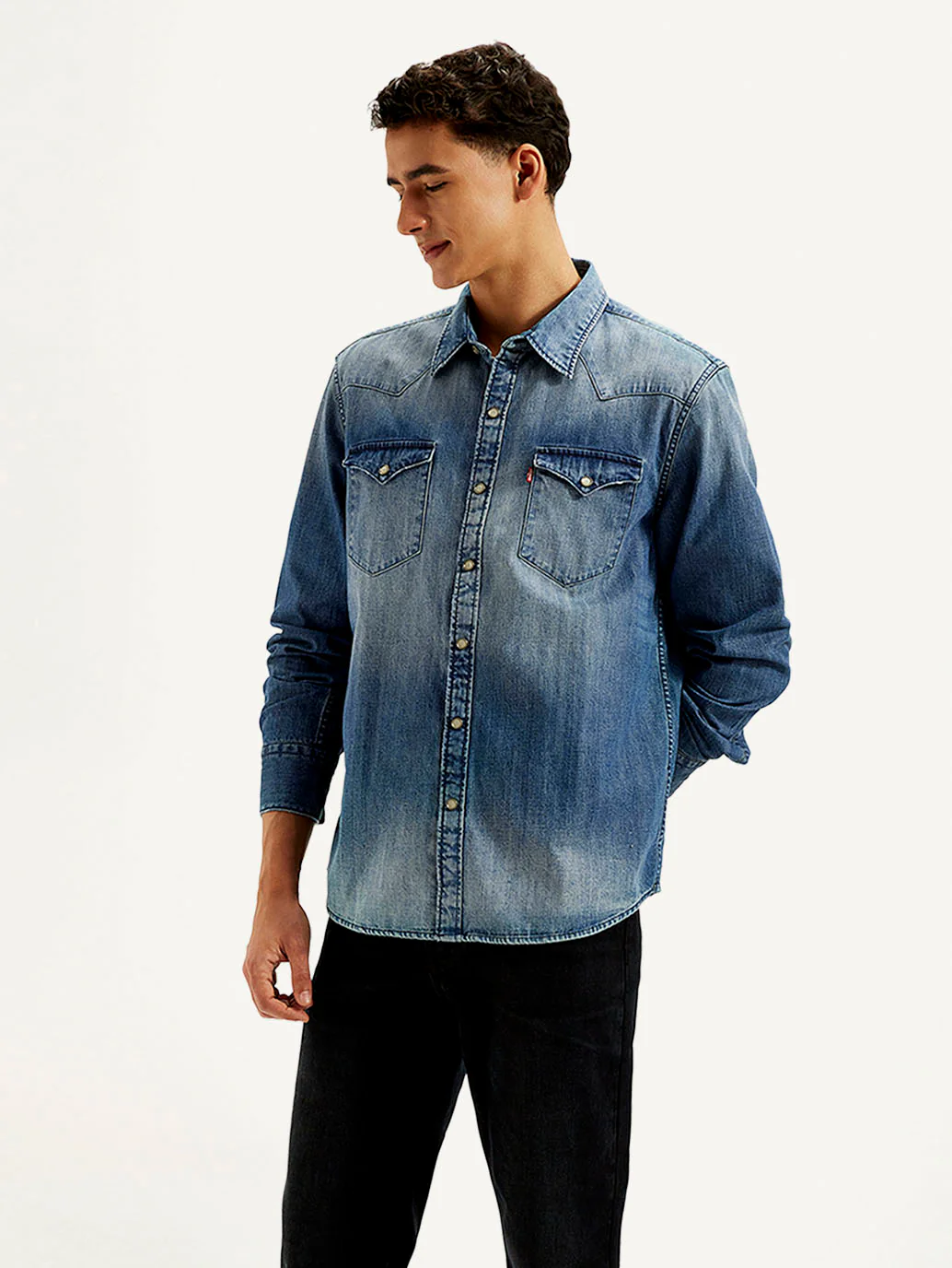Men's Ombre Slim Fit Shirt - Image 5