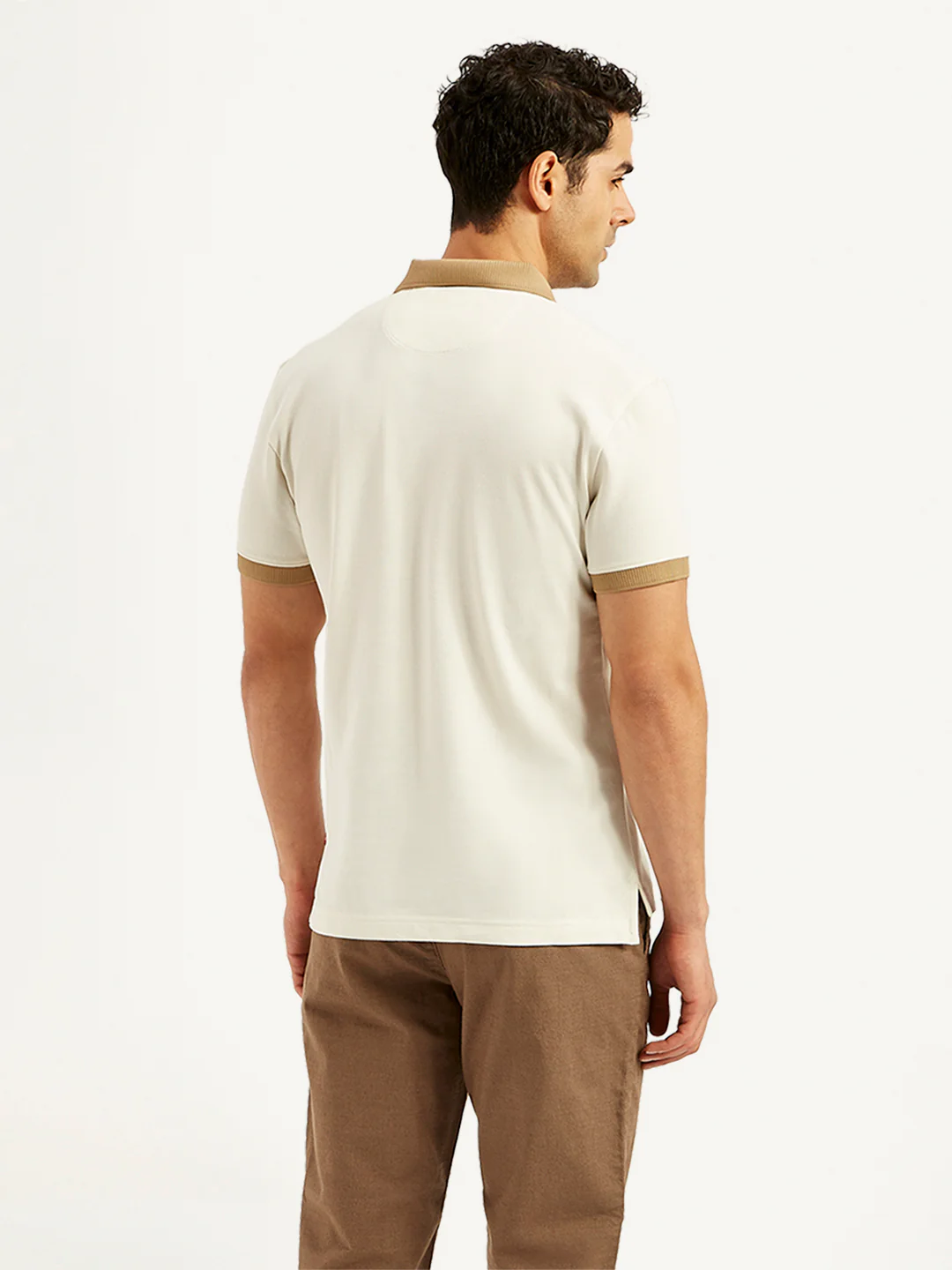 Men's Patchwork Slim Fit Polo T-Shirt - Image 3