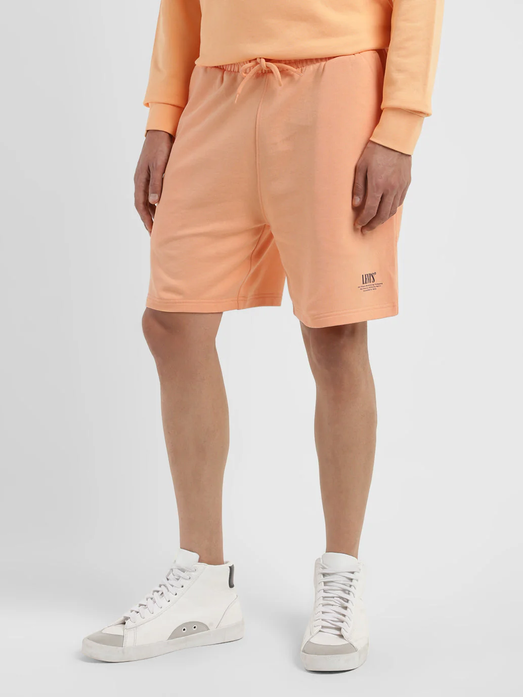 Men's Peach Regular Fit Shorts - Image 4