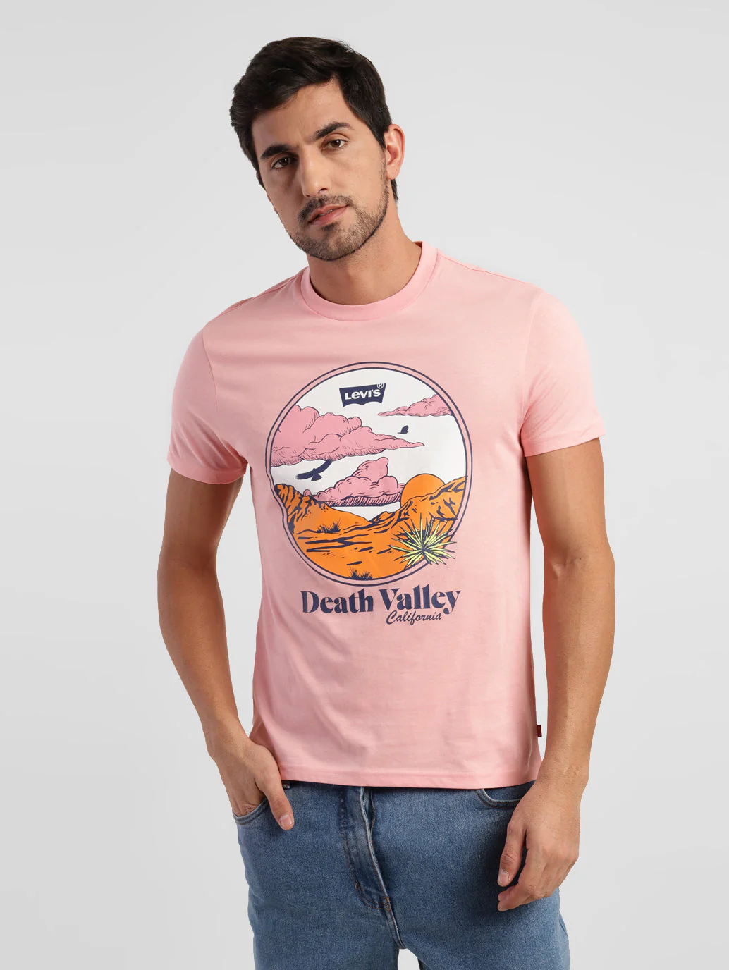 Men's Graphic Print Slim Fit T-shirt - Image 2