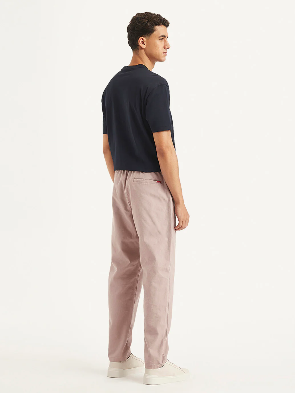Men's Pink Regular Fit Joggers - Image 2