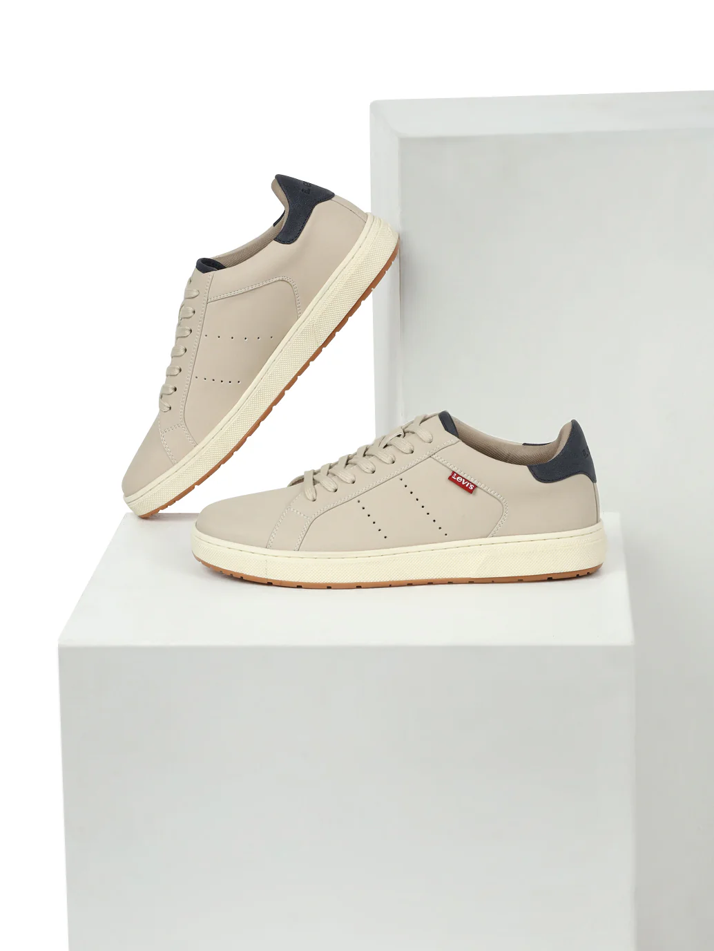 Men's Piper Beige Casual Shoes - Image 6