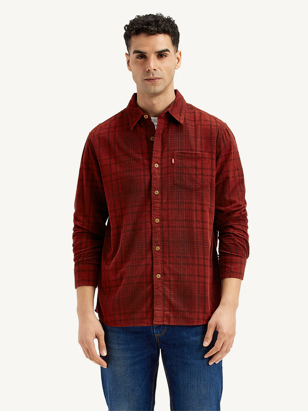 Men's Plaid Slim Fit Shirt - Image 2