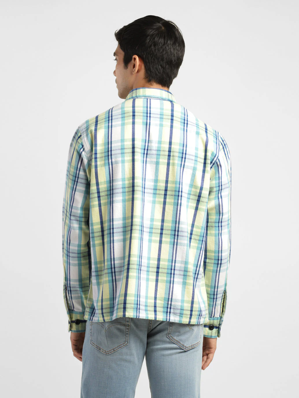 Men's Plaid Regular Fit Shirt - Image 3