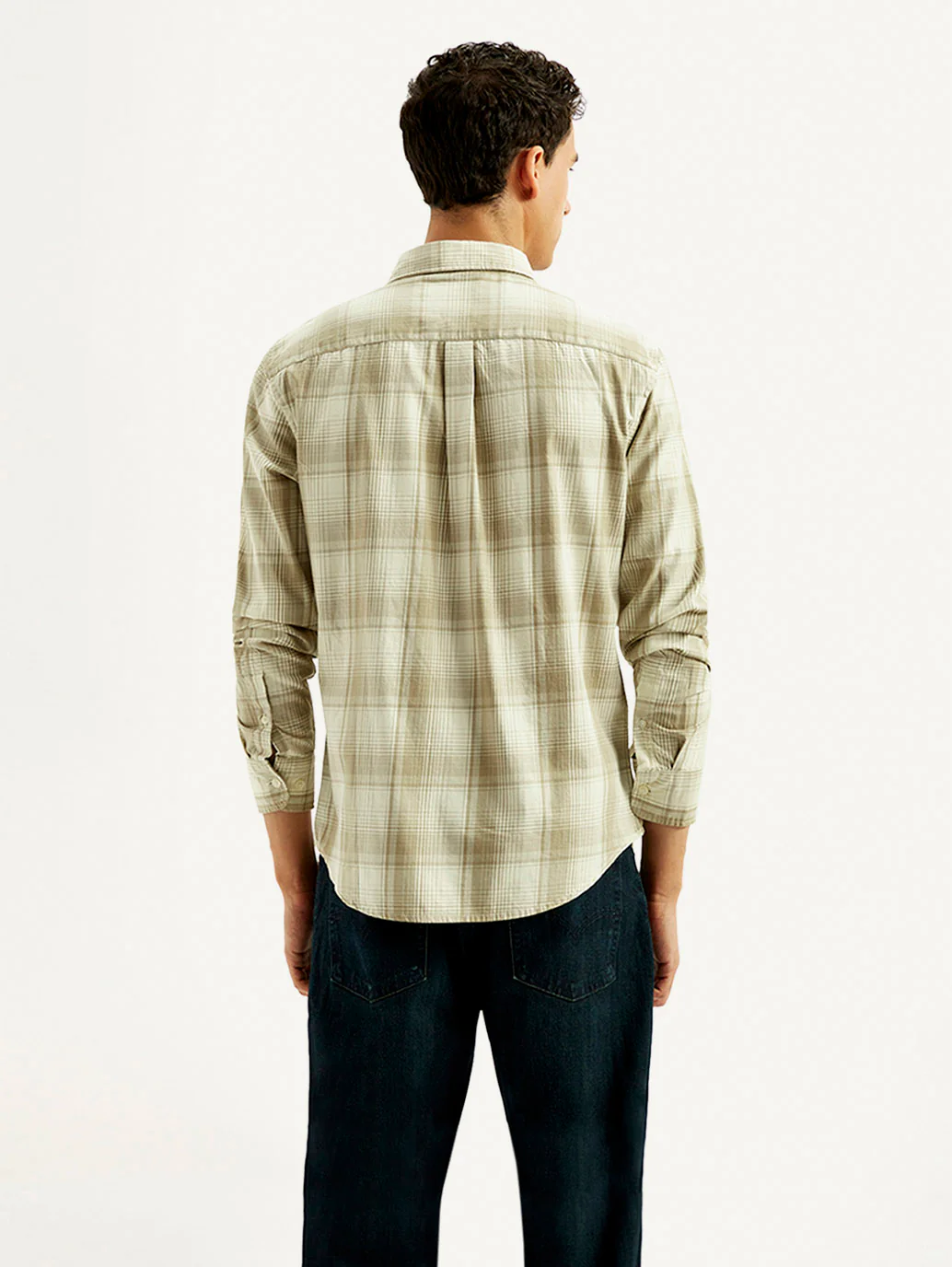Men's Plaid Slim Fit Shirt - Image 2