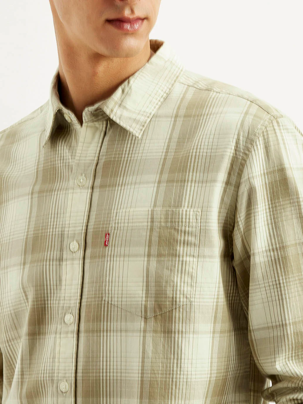 Men's Plaid Slim Fit Shirt - Image 3