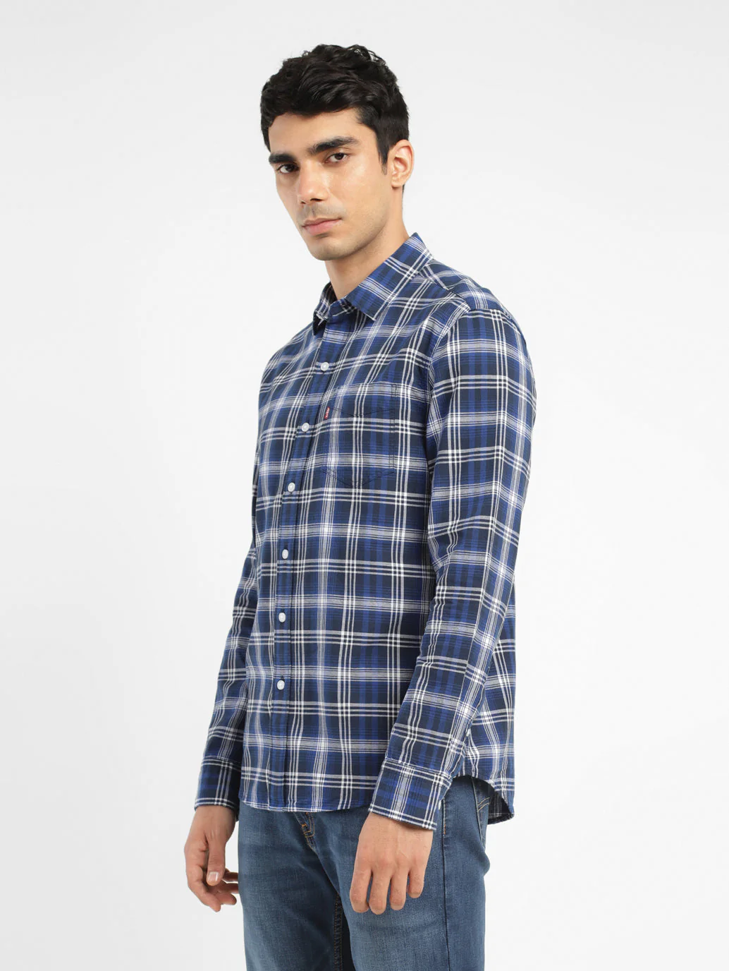 Men's Checkered Slim Fit Shirt - Image 4