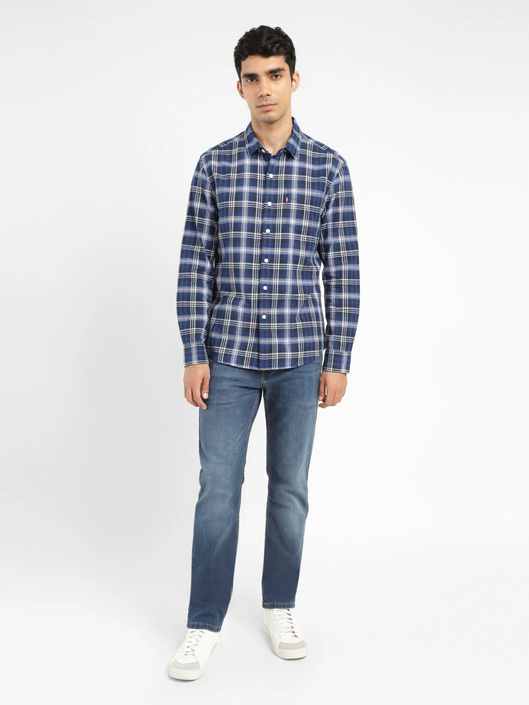 Men's Checkered Slim Fit Shirt - Image 6