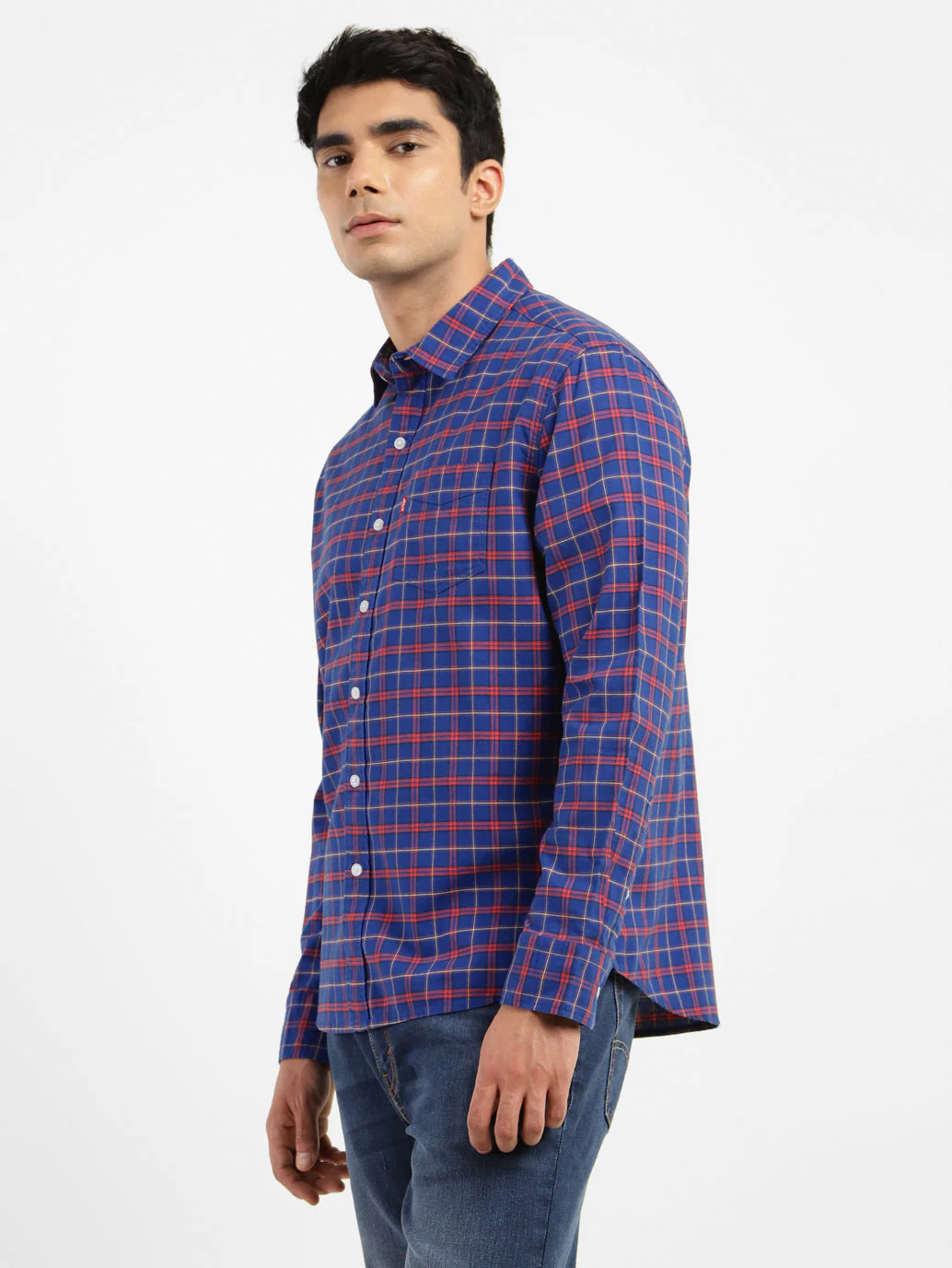 Men's Checkered Slim Fit Shirt - Image 4