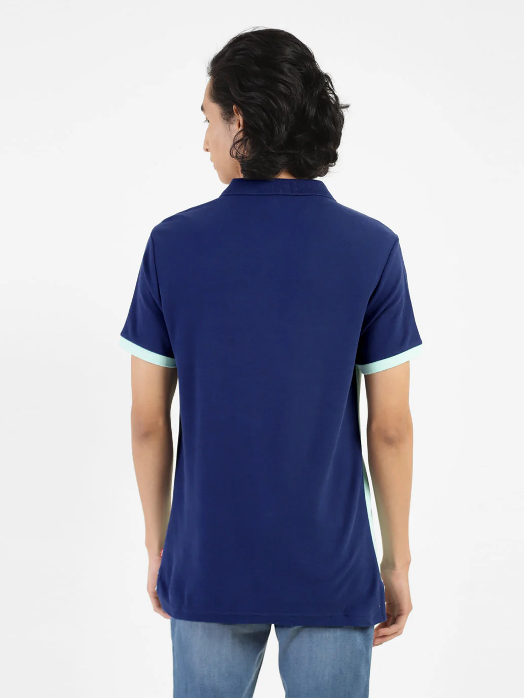 Men's Colorblock Polo T-shirt - Image 3