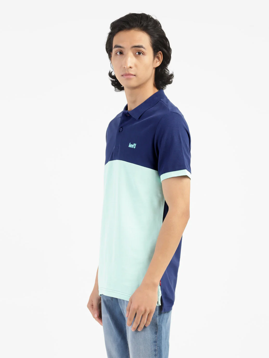Men's Colorblock Polo T-shirt - Image 4