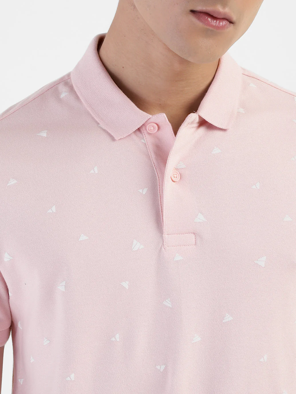 Men's Geometric Print Polo T-shirt - Image 6