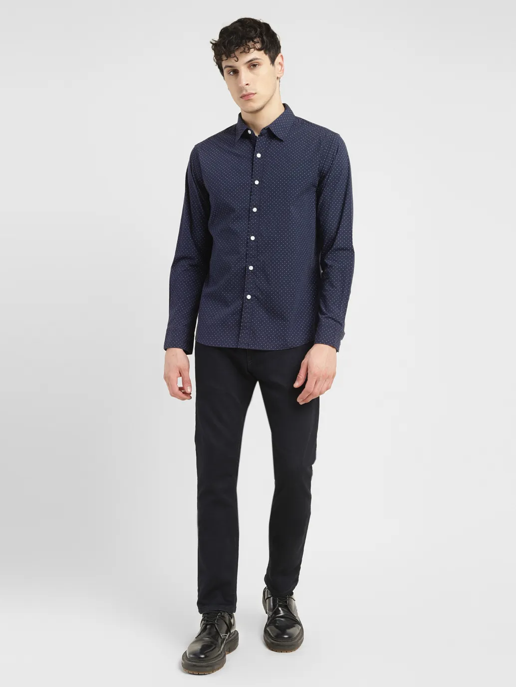 Men's Print Slim Fit Shirt - Image 6