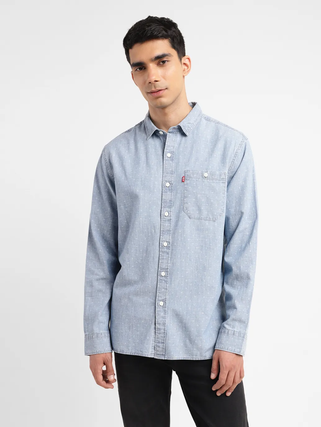Men's Print Slim Fit Shirt - Image 2