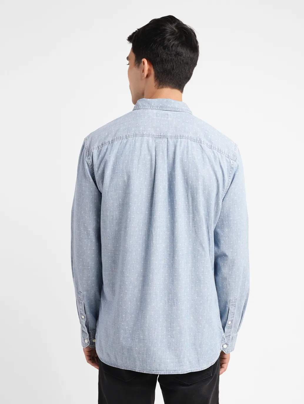 Men's Print Slim Fit Shirt - Image 3