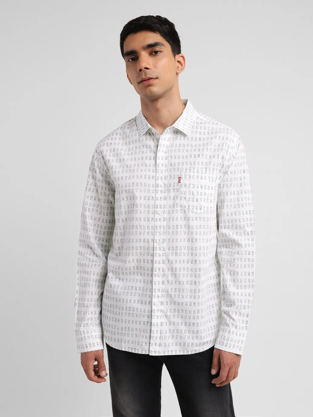 Men's Print Slim Fit Shirt - Image 2