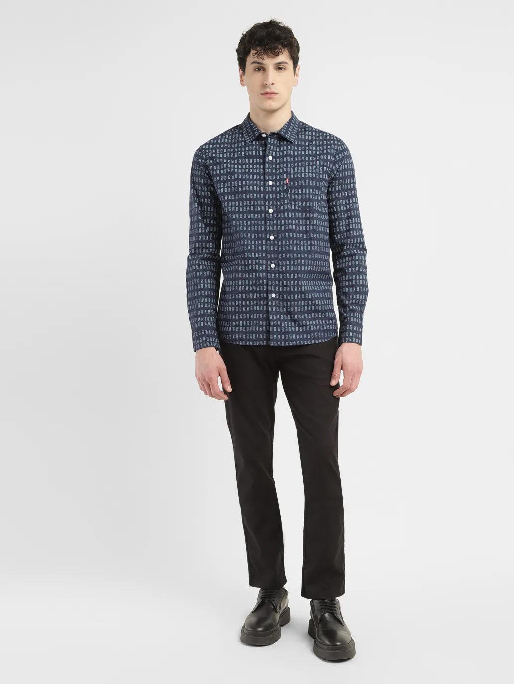 Men's Print Slim Fit Shirt - Image 6