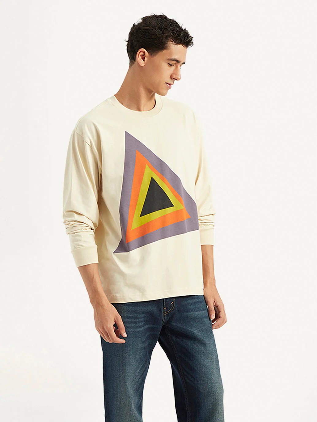 Men's Printed Regular Fit T-Shirt