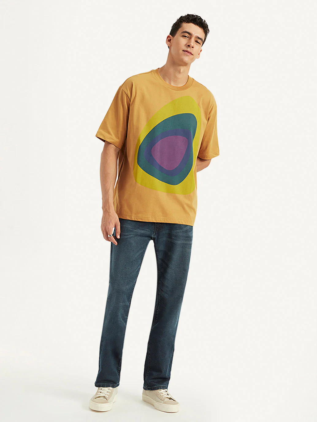 Men's Printed Loose Fit T-Shirt
