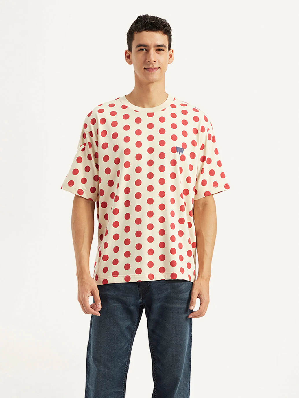 Men's Printed Loose Fit T-Shirt - Image 2