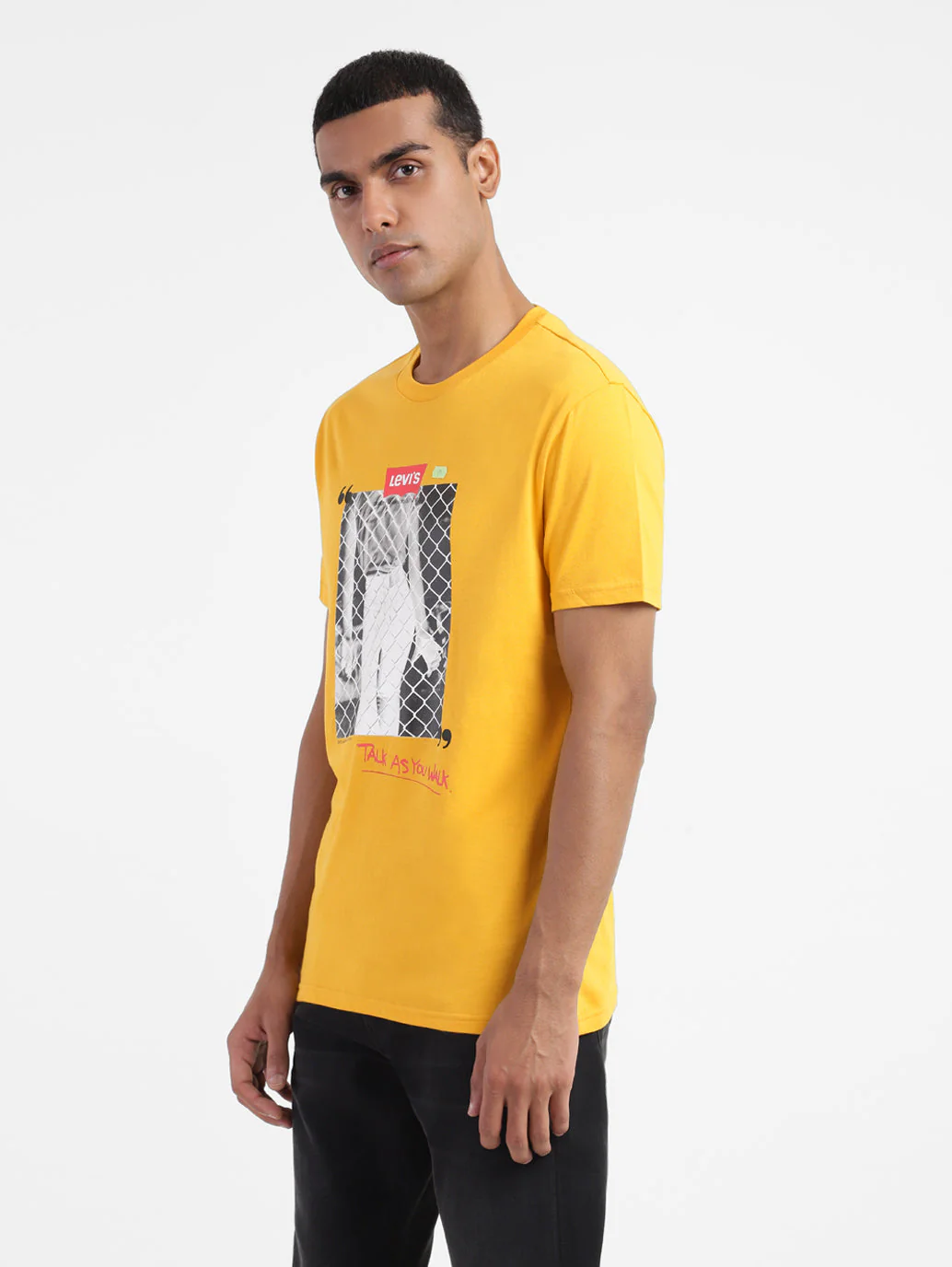 Men's Graphic Print Slim Fit T-shirt - Image 4