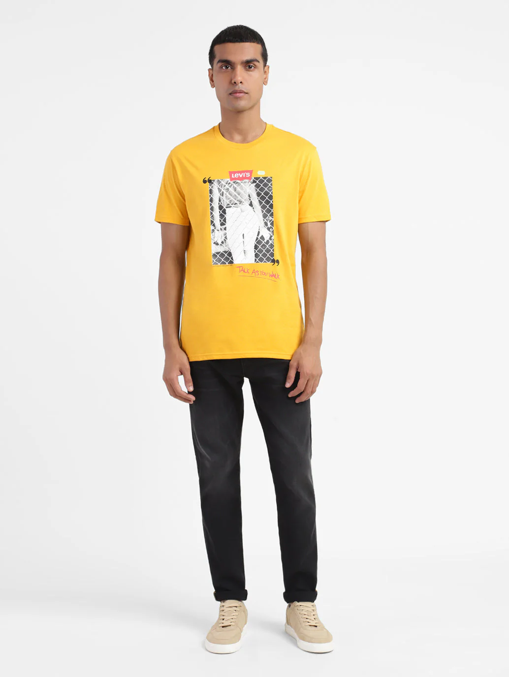 Men's Graphic Print Slim Fit T-shirt - Image 6