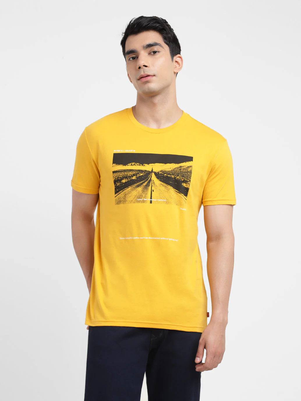 Men's Graphic Print Slim Fit T-shirt