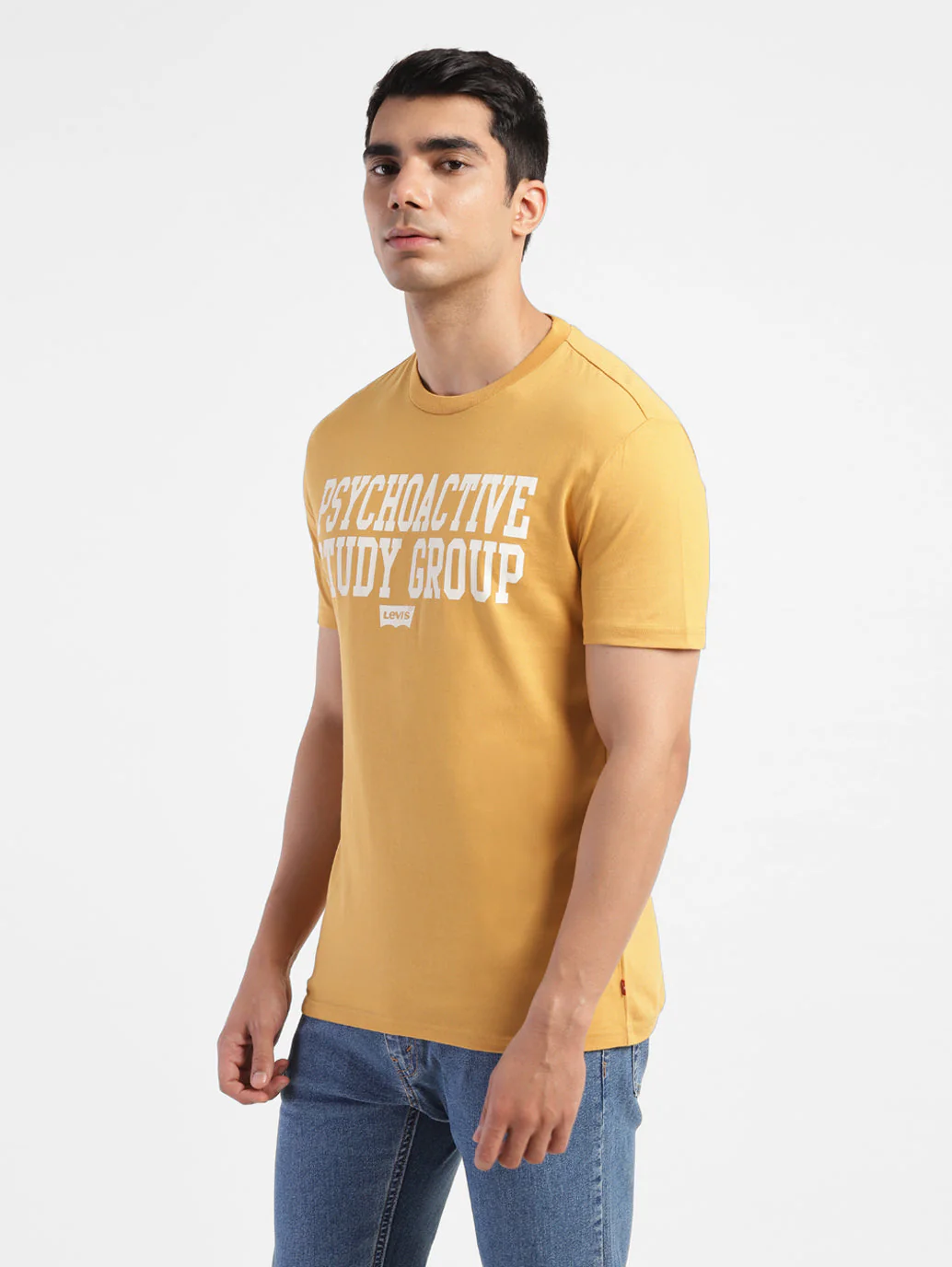 Men's Typographic Slim Fit T-shirt - Image 4