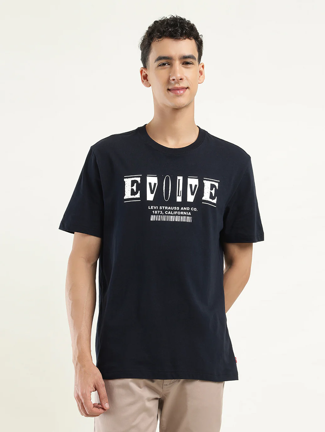 Men's Printed Crew Neck T-shirt - Image 2