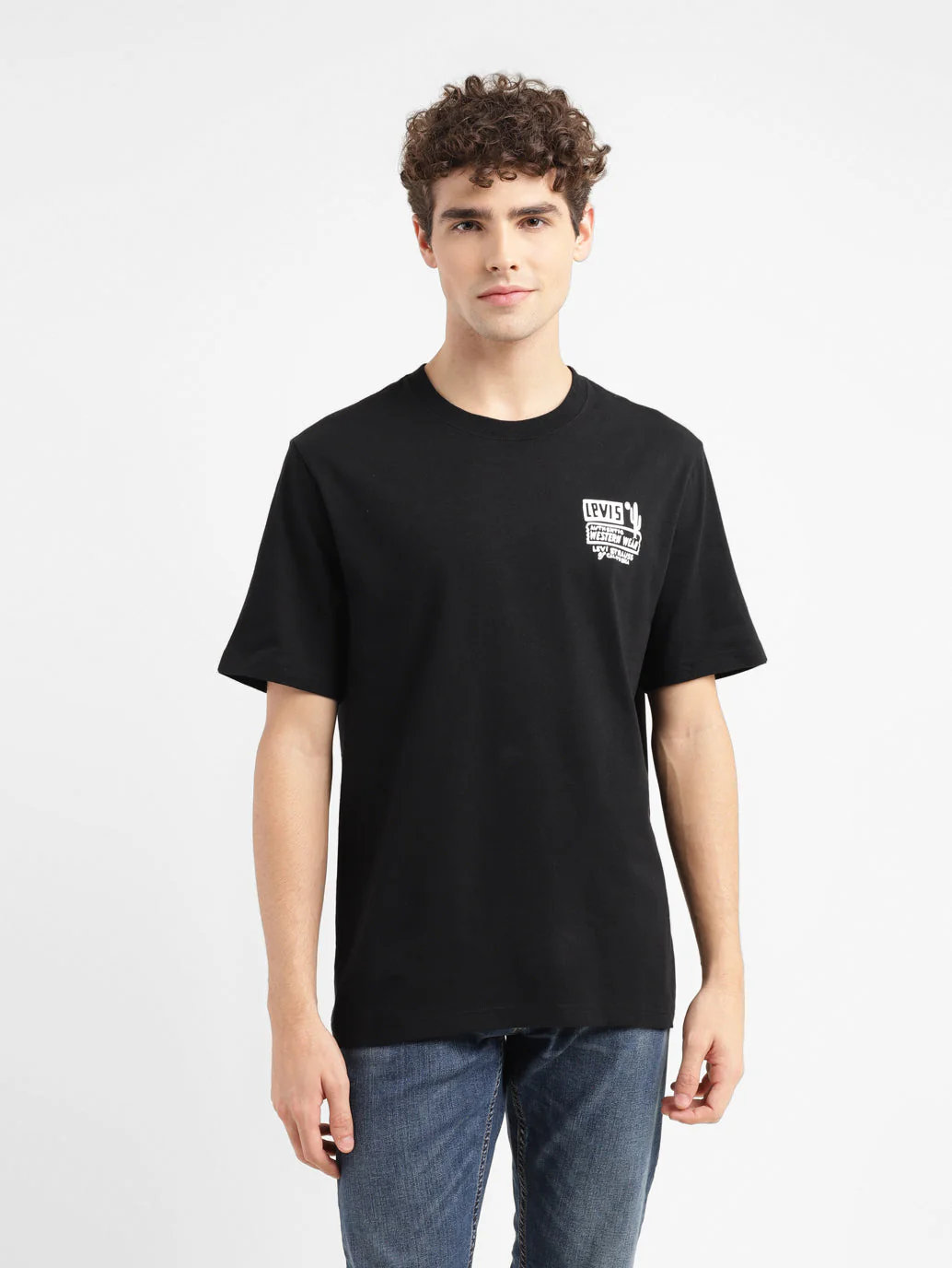 Men's Printed Crew Neck T-shirt - Image 2