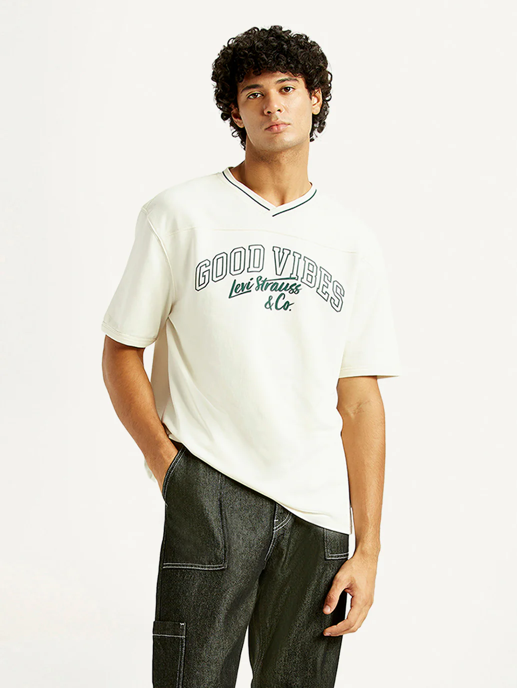 Men's Printed Loose Fit T-Shirt