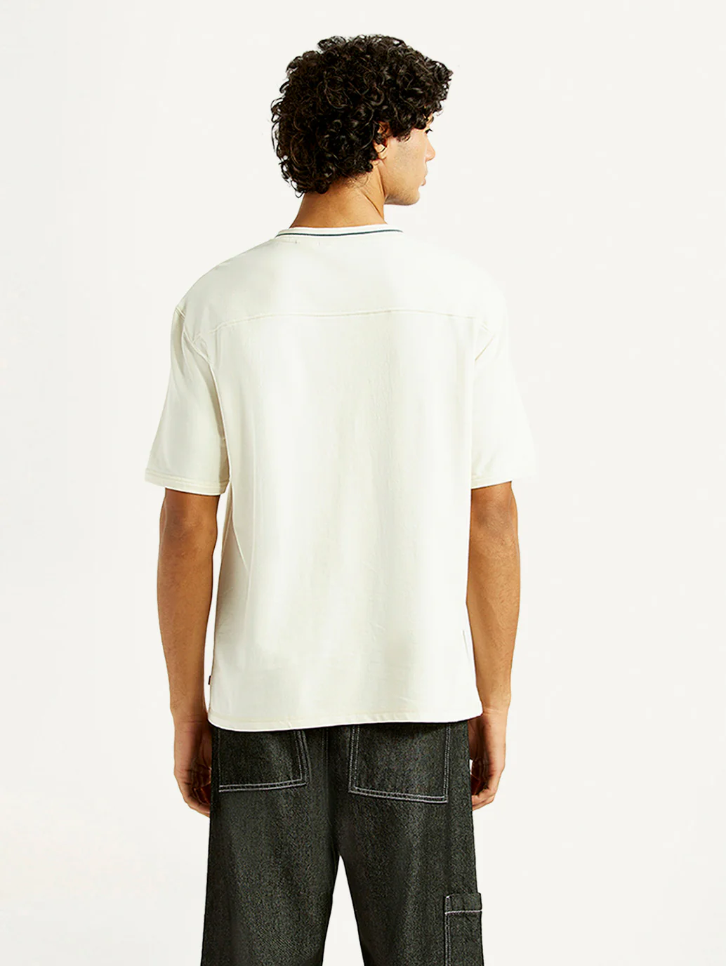 Men's Printed Loose Fit T-Shirt - Image 2