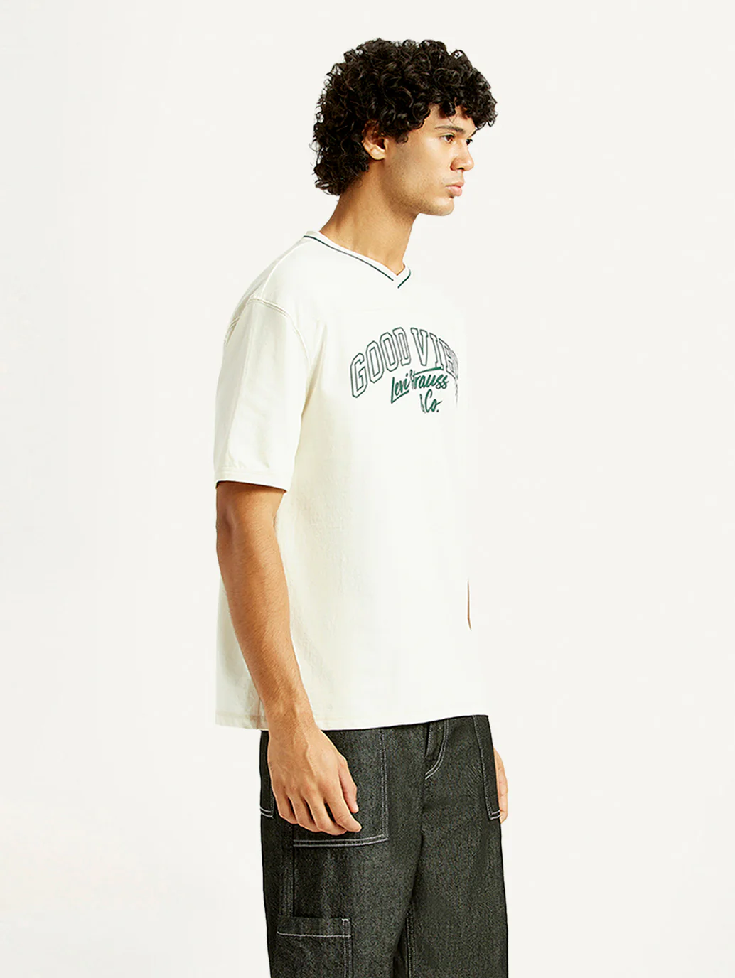 Men's Printed Loose Fit T-Shirt - Image 4