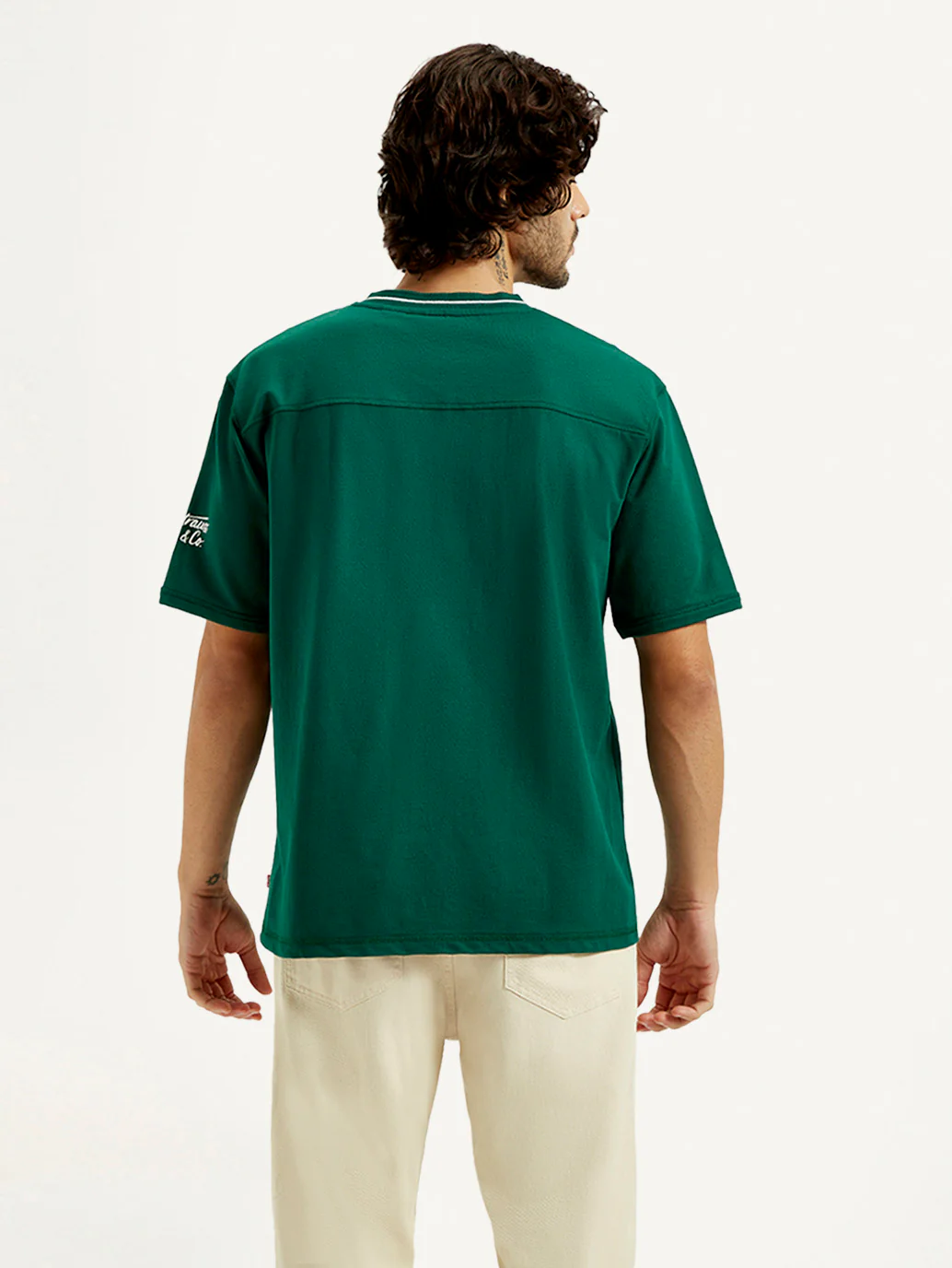Men's Printed Loose Fit T-Shirt - Image 2