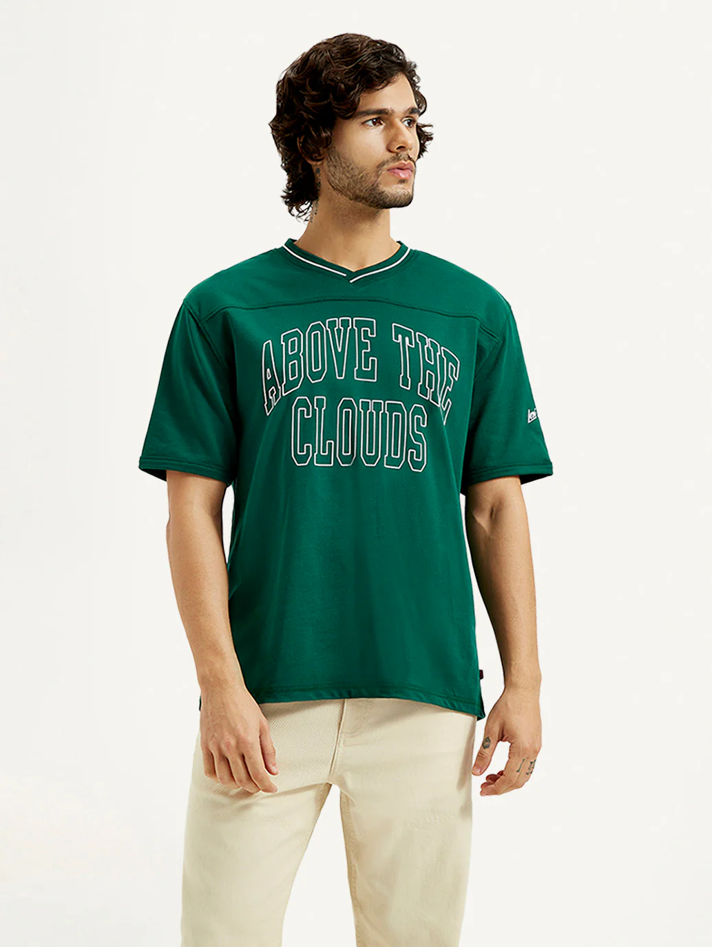 Men's Printed Loose Fit T-Shirt - Image 5